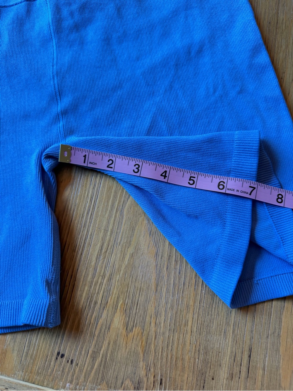 Calvin Klein Performance Blue High Rise Seamless Bike Shorts XL - Picture 10 of 10